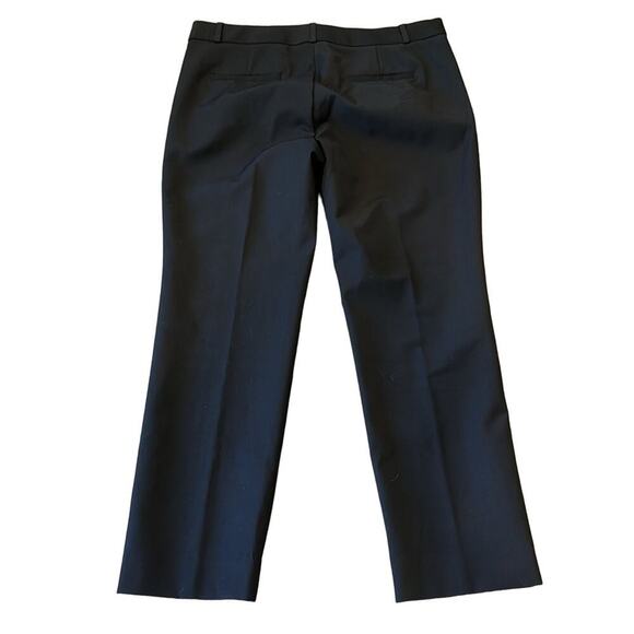 Banana Republic Women's Slim Straight Ankle Trouser Pant Black Size 12 Short - Picture 3 of 9